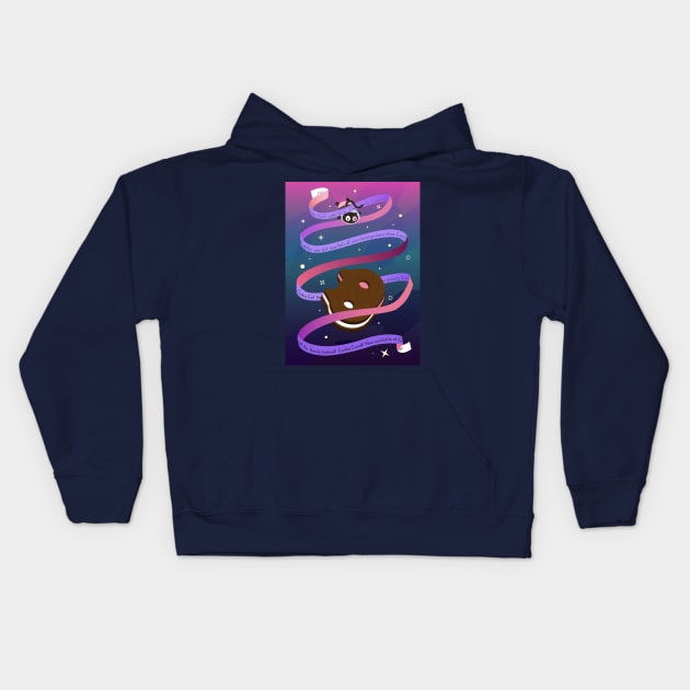 Cookie Cat Kids Hoodie by StrayKoi